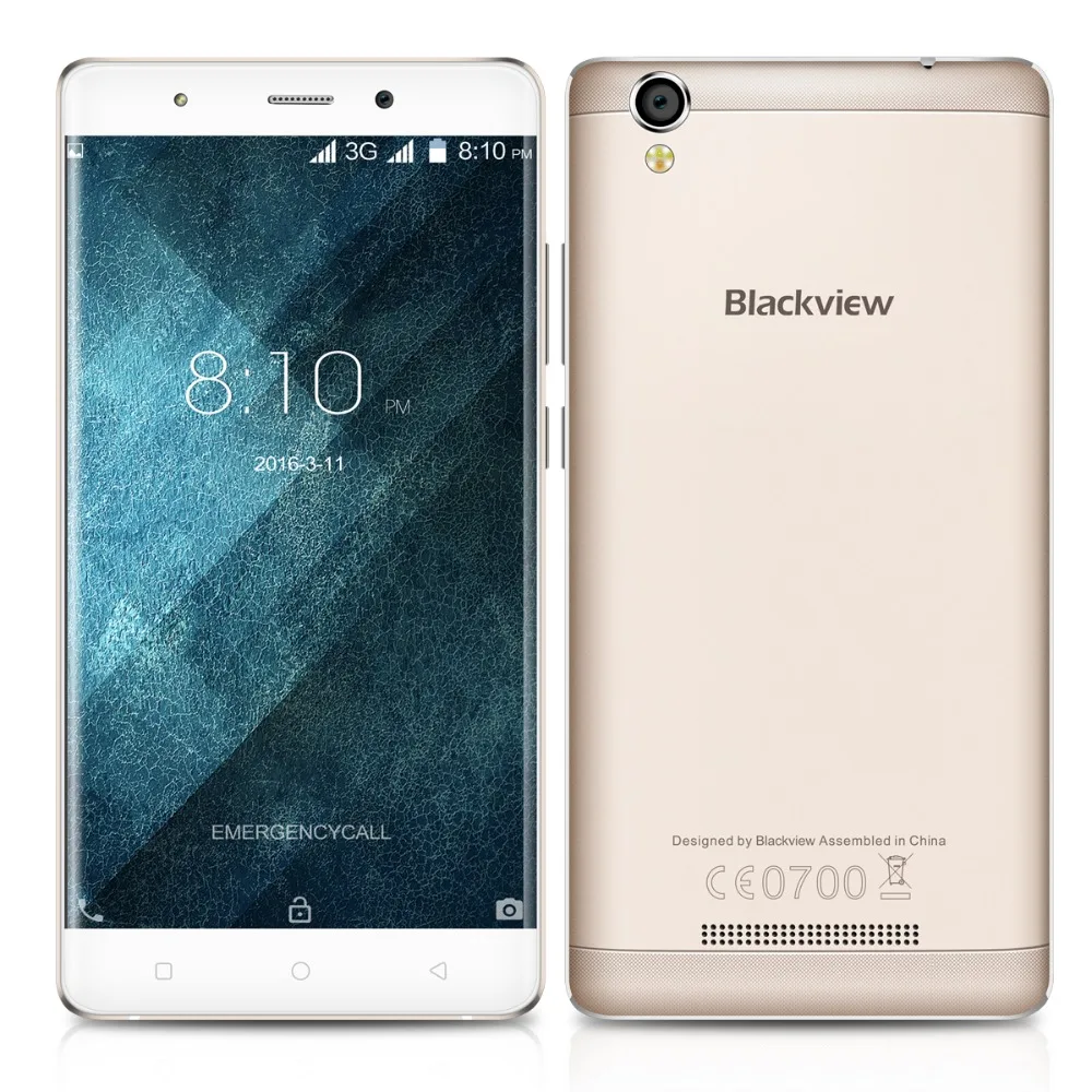 Original Blackview A8 Phone With 5 0 1280 720 Android 5 1 MTK6580A Quad Core 1GB