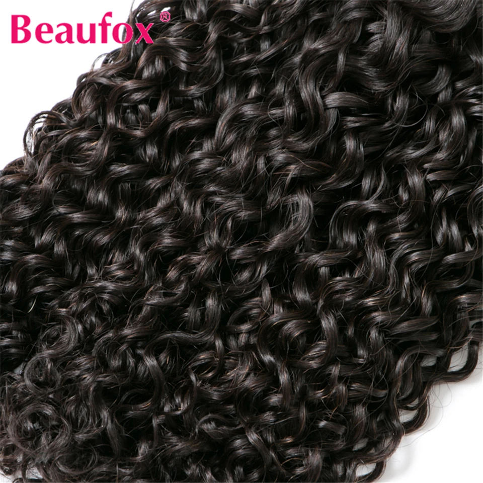 Beaufox Peruvian Water Wave Bundles With Closure 100% Remy Human Hair Bundles With Closure 3 Bundle With Closure Free Part Beaufox Peruvian Water Wave Bundles With Closure 100% Remy Human Hair Bundles With Closure 3 Bundle With Closure Free Part