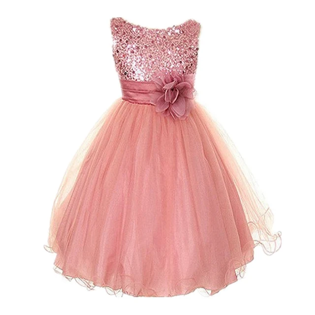 Vogue Toddler Baby Princess Dress Sleeveless Sequin Flower Vogue Toddler Baby Princess Dress Sleeveless Sequin Flower Tulle