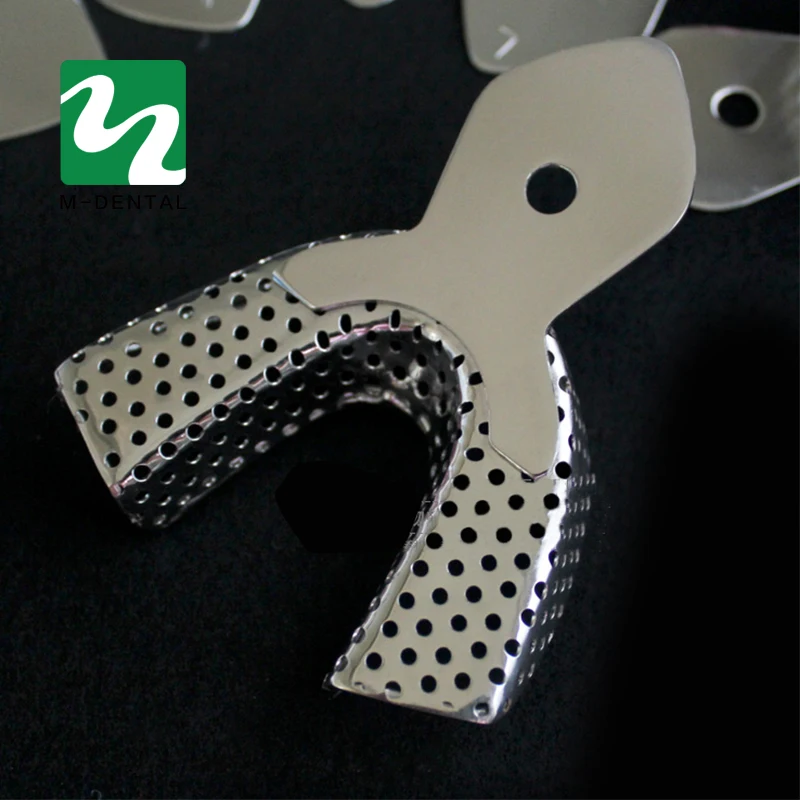 Koop 1 Set Dental Lab Equipment L M S Maat Bovenste Onderste Roestvrijstalen Afdrukbakken Voor Dental Lab gratis Verzending