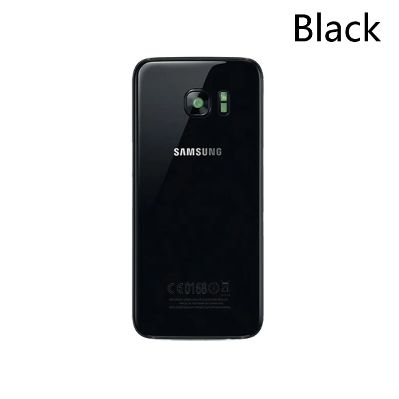 5,1 дюймов,, для SAMSUNG Galaxy S7, плоская, G930, G930F, батарея, задняя крышка, стекло, корпус, замена с камерой, стеклянный объектив 5,0