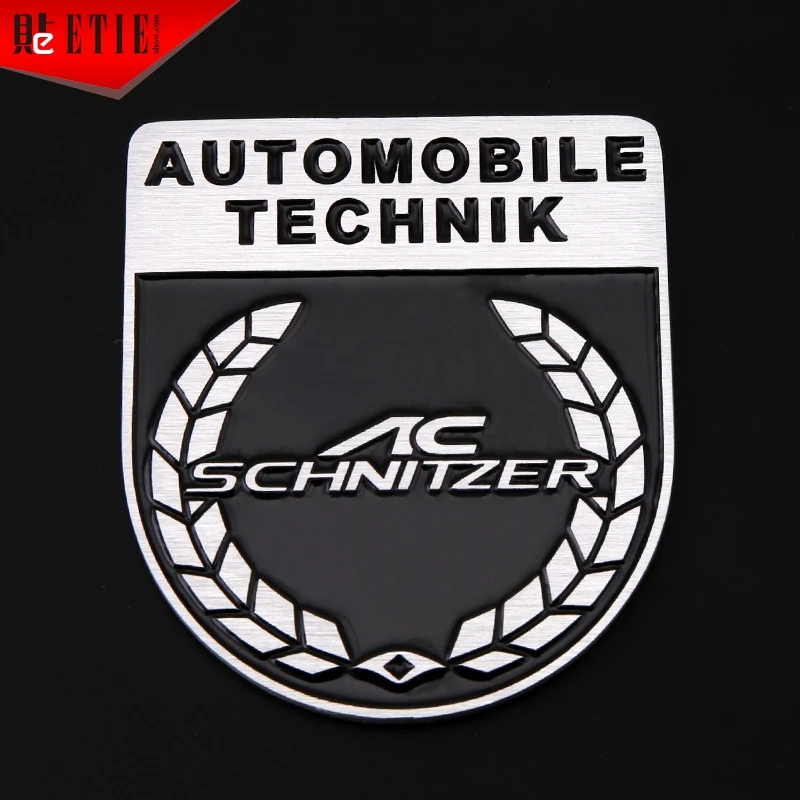 Значок ETIE AC Schnitzer 3D эмблемы автомобильных логотипов модный модифицированный