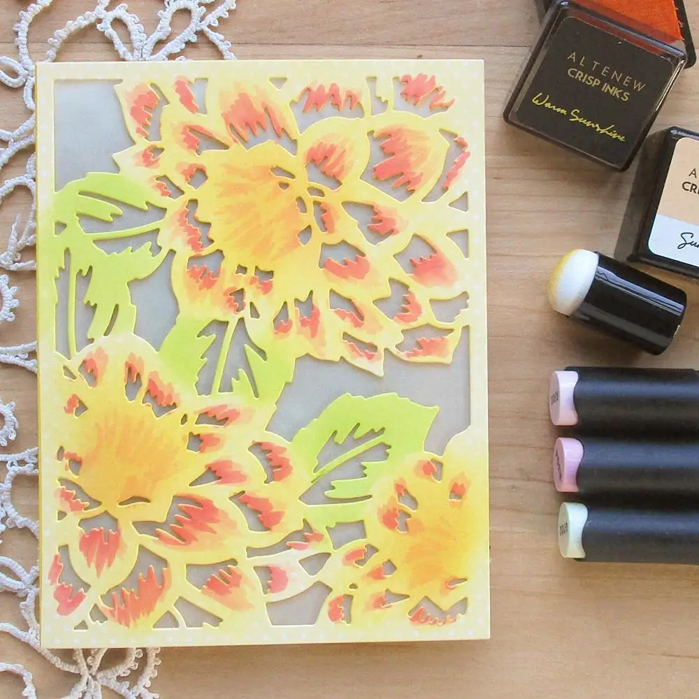 

2019 New DIY Layered Metal Cutting Dies and Scrapbooking For Paper Making Flowers Embossing Frame Card Craft Set
