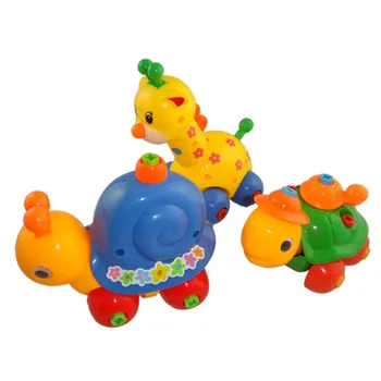 

1x Animal Puzzle Educational Toys Kids Disassembly Assembly Cartoon Toy Plastic Assembled Design Educational Toy For Kids