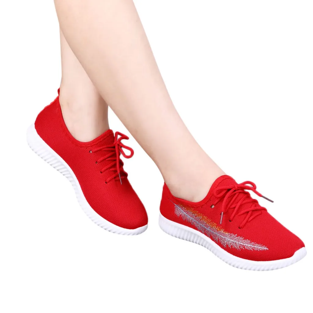 Muqgew/женская повседневная обувь; Модные дышащие прогулочные сетчатые кроссовки на плоской подошве; женская обувь; ; спортивная обувь; Вулканизированная обувь; tenis feminino;# J30
