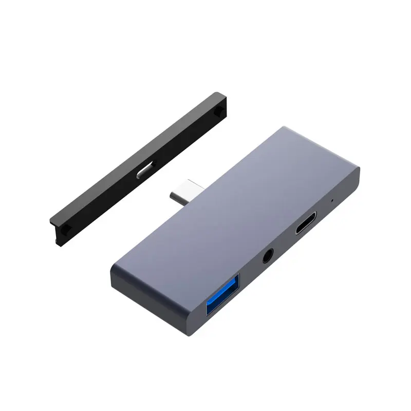 EASYA USB C концентратор док-станция Thunderbolt 3 адаптер с PD HDMI USB 3,0 Jack 3,5 мм наушники для iPad Pro Macbook Pro/Air type-C