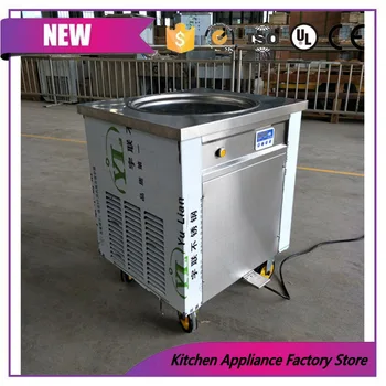 

304 Stainless steel Thai fried ice cream machine fry ice cream roll machine