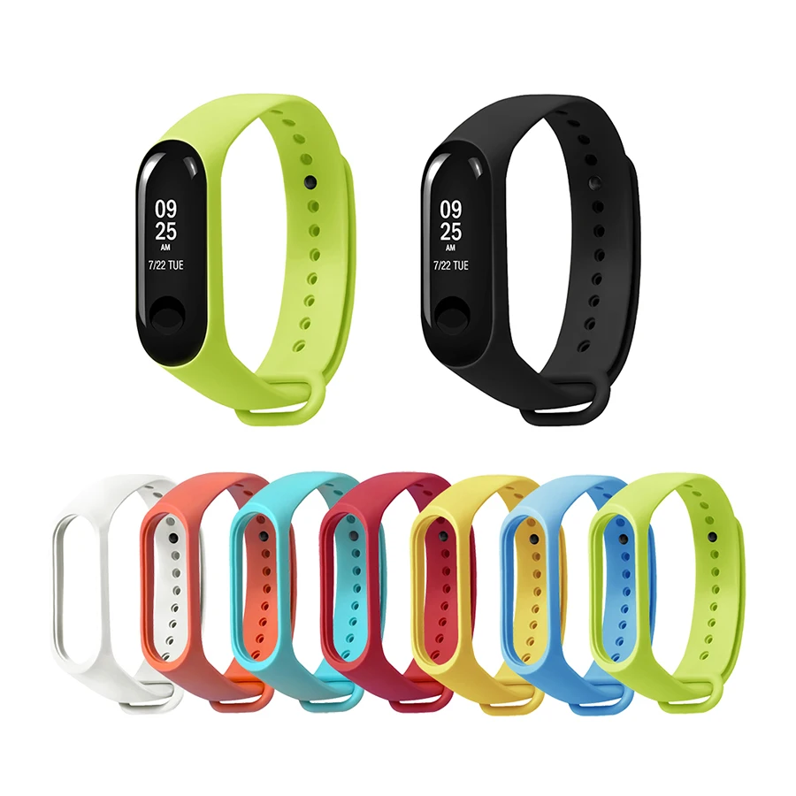 

Wrist Strap For Xiaomi Mi Band 3 Sport Watchband Silicone Bracelet for Xiaomi Mi Band 3 Colorful Wriststrap for Miband 3 Strap