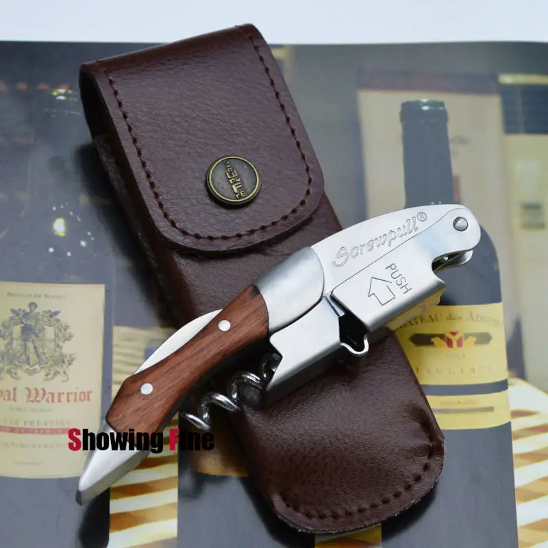 Screwpull Corkscrew with 2 Hinges Easy to Use Wine Bottle ...