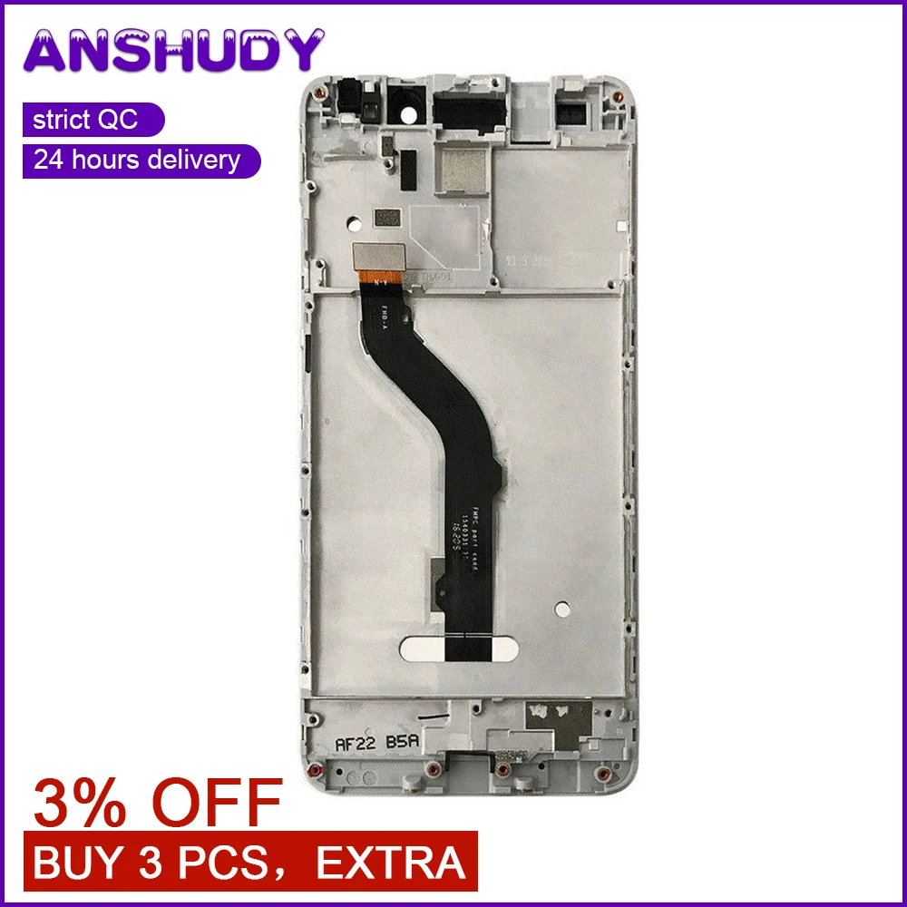 

For Huawei Honor 5C LCD Display Frame Touch Screen Digitizer Sensor Assembly For Huawei Honor 7 Lite Display GT3 LCD Replacement