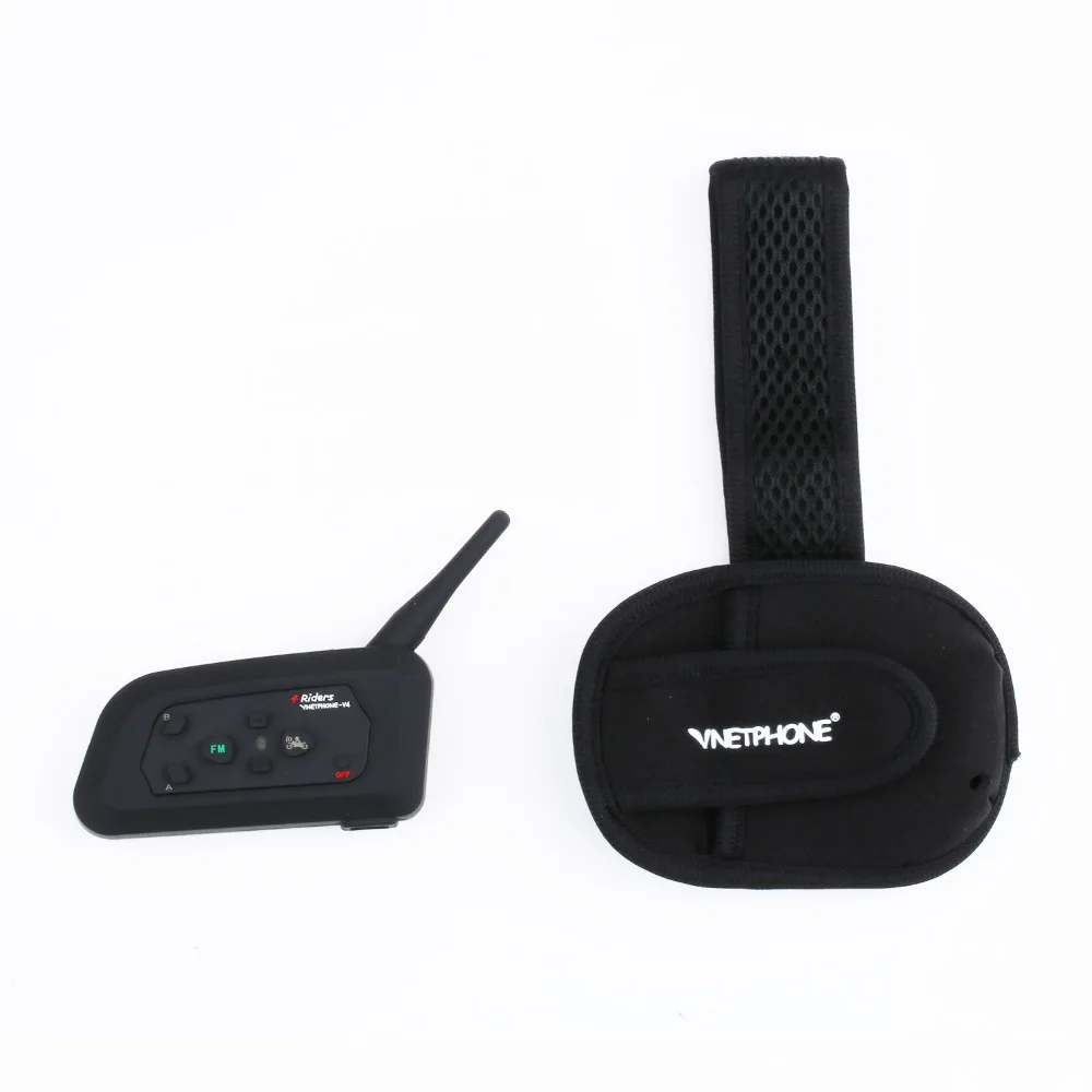 2 шт Vnetphone V4C 1200 м полнодуплексный футбольный рефери, гарнитура, Bluetooth наушники с fm-радио, BT, переговорные наушники