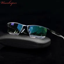 WEARKAPER переход Защита от солнца читателей фотохромные очки для чтения Для мужчин Титан сплав Frame дальнозоркости очки с Чехол
