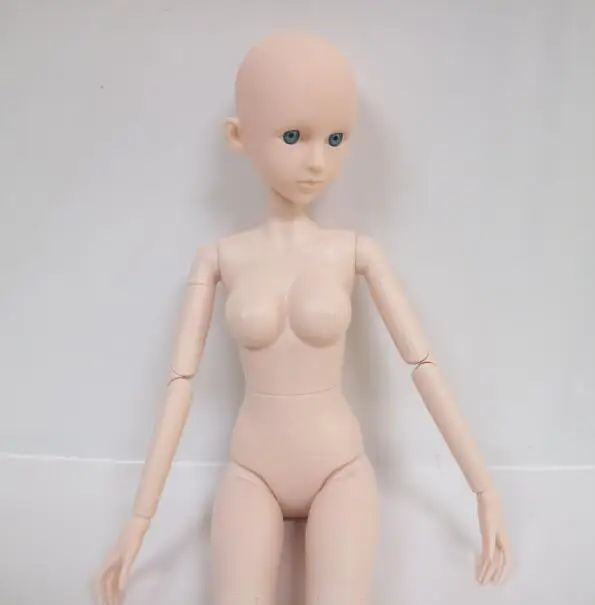 1/4 BJD Обнаженная кукла 45 см Пластик совместный подвижный куклы, без набора для макияжа окружность головы 17,5 см - Цвет: blue eyes and body