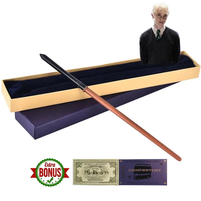 21 Styles Metal Core Magic Wand Ollivander Store the Elder Wand Grindelwald Harri Potter Iron Core Inside Wizard Gift Cosplay