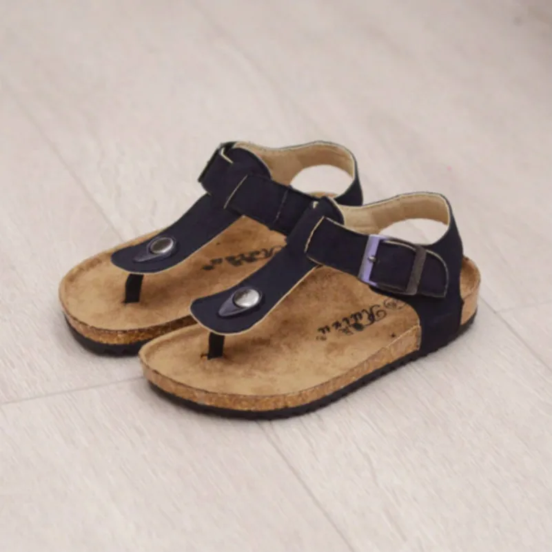 Boys Sandals Mom Baby Shoes Casual Girls Sandals Kids Clogs Flip Flops Sandalia Infantil Kids Summer Shoes Cork Sandalias 22-39