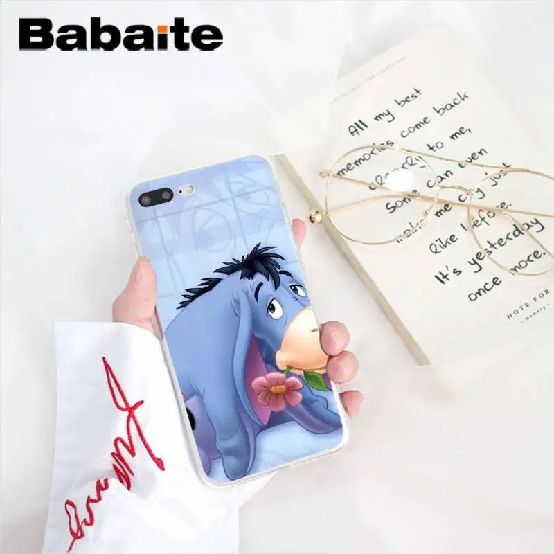 Babaite Baby Eeyore Donkey специальный чехол для телефона для iPhone 8 7 6 6S Plus 5 5S SE XR X XS MAX 10 11 11pro 11promax