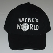 Кепка Wayne's World для косплея, бейсбольные кепки с вышивкой «Земля», бейсболка кепка в стиле унисекс, регулируемая