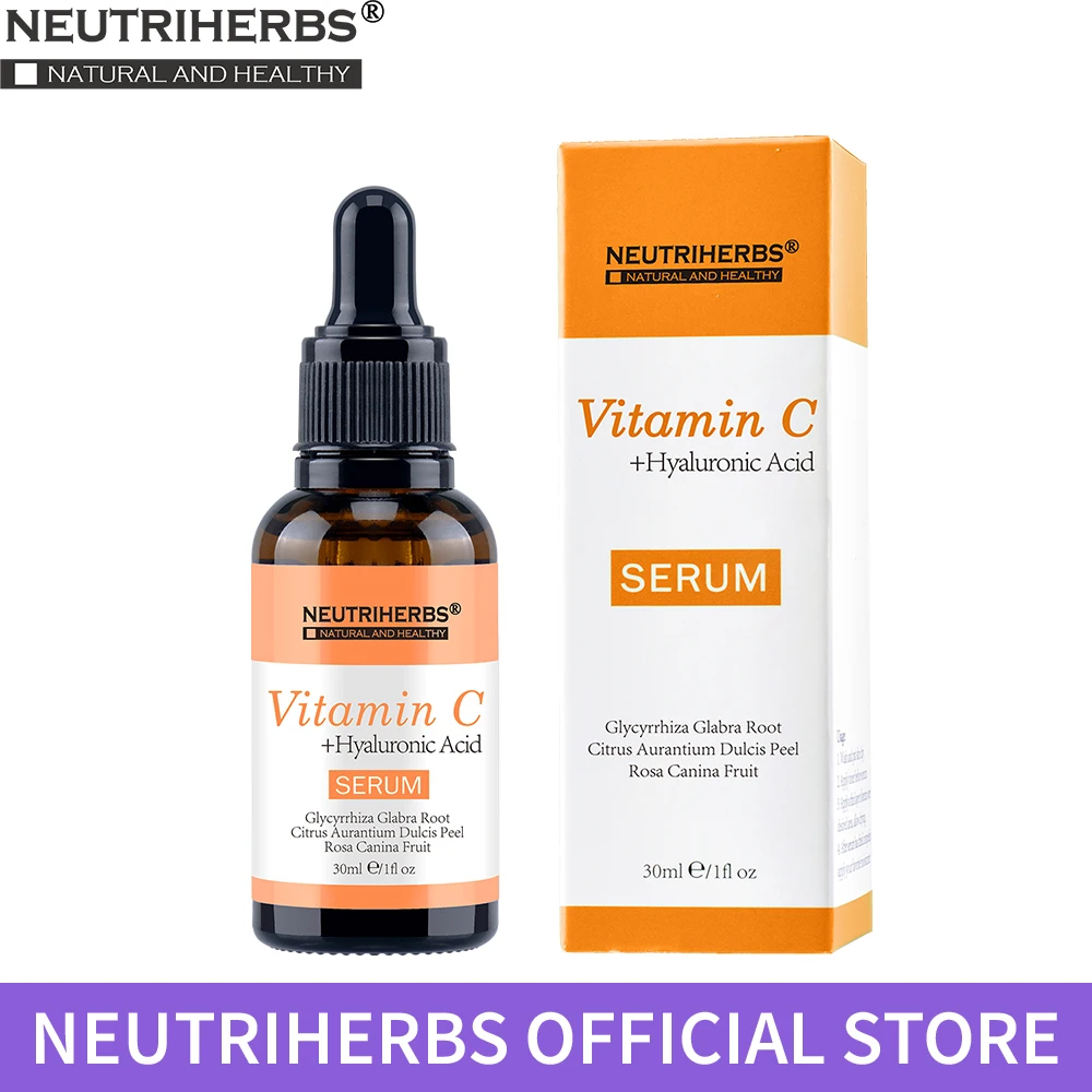 

Neutriherbs Vitamin C Serum Facial Face Serum with Hyaluronic Acid 20% Vitamin c20 Serums Whitening Anti-aging Moisturizing 1 oz