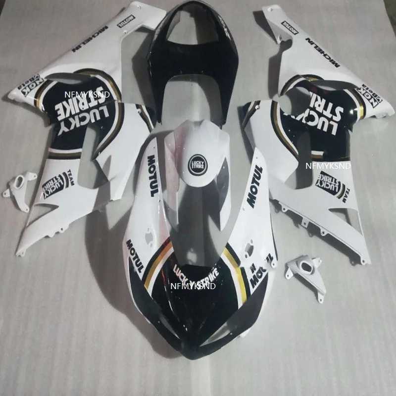 Черные/белые Обтекатели корпуса для KAWASAKI NINJA ZX 6R 05-06 ZX636 9SH22 ZX6R 05 06 636 ZX-6R 2005 2006 в