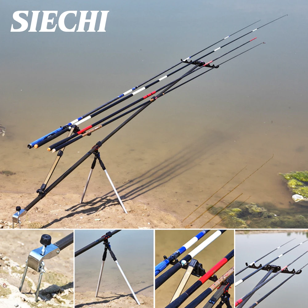 SIECHI рыболовное снаряжение телескопические удочки держатели складные