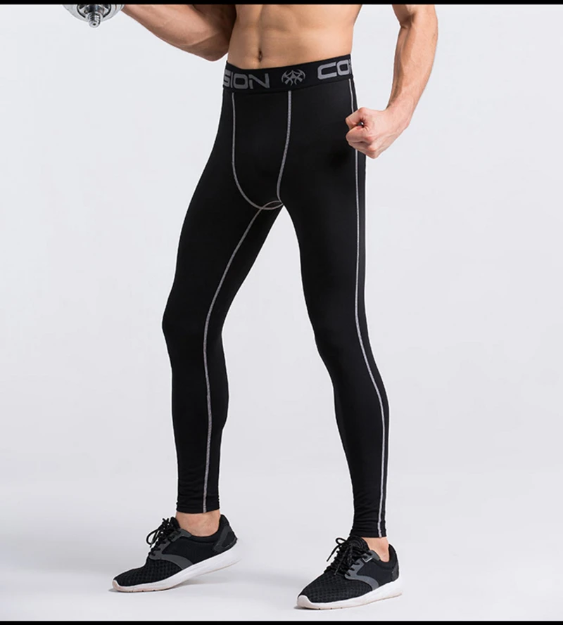 Vansydical Для мужчин работает Сжатия Брюки эластичные колготки Фитнес ...