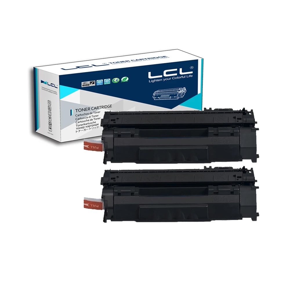 LCL 708 CRG708 2 Pack Black Toner Cartridge Compatible For Canon LBP 