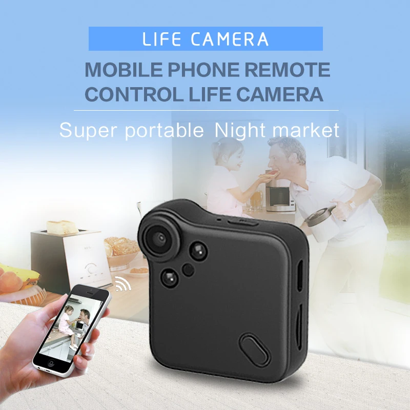 

Mini Camera Micro Cam WIFI HD 1080P smallest Camera With Smartphone App Night Vision IP Home Security Video Cam DV DVR Camcorder