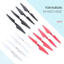 TOMLOV 12pcs CW CCW Propellers Blade Set for Hubsan X4 H502S H502E RC HD Camera Drone Quadcopter Spare Part gps moudle for hubsan x4 h502s h502e rc quadcopter