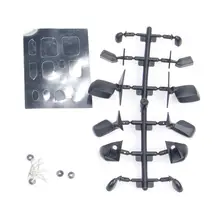Alloy Front Hub Carrier & Steering Hub &Rear Hub & Screw Set For 1/10 Scale RC Car Model Toys Accessory