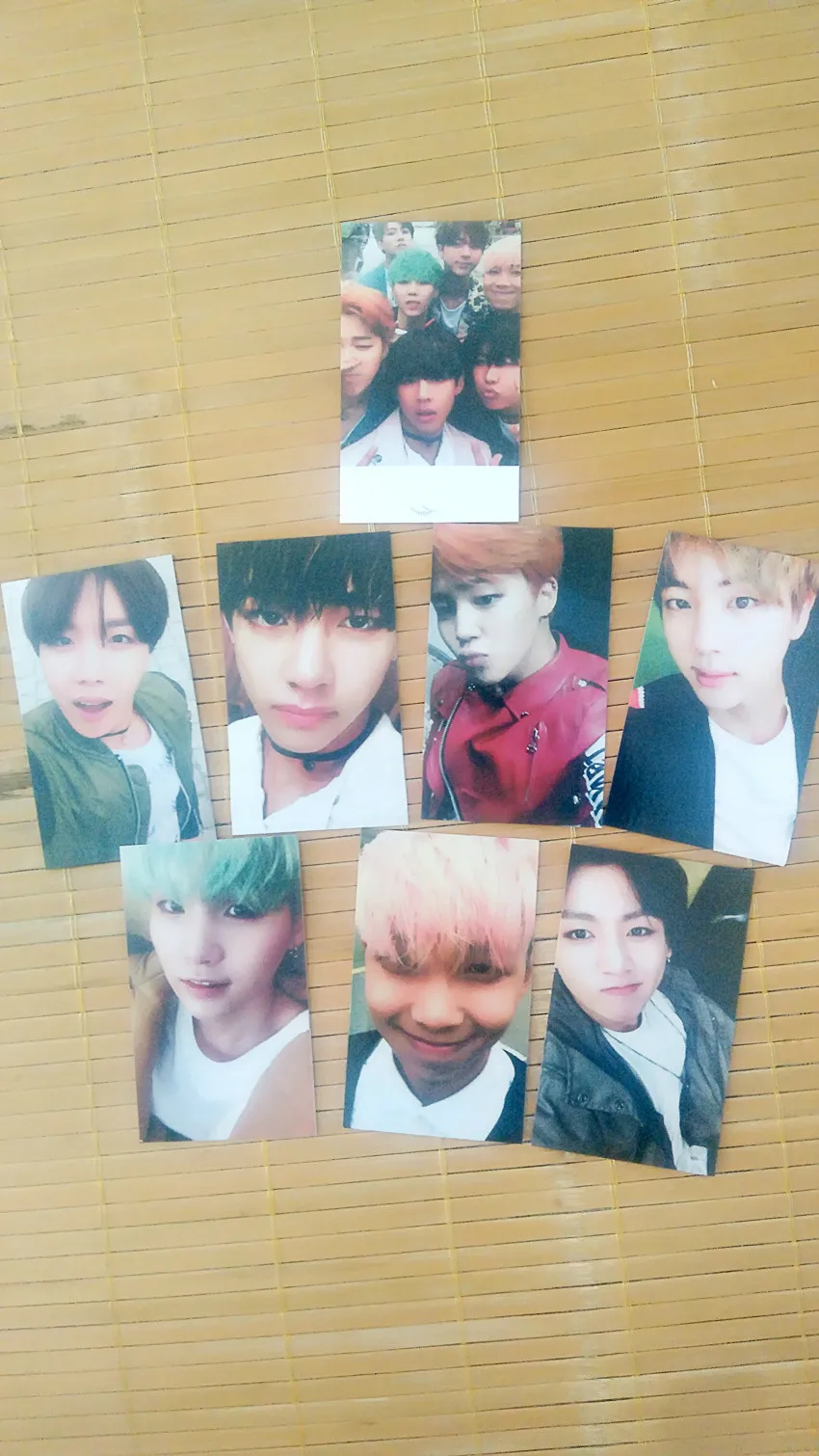 Kpop фото плакат альбом открытка карта 8 карт k pop Bangtan boys jin suga персональная подписка