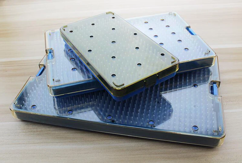 

Ophthalmic microsurgical instruments Surgical Autoclavable Surgery Silicone disinfection box L/M/S size