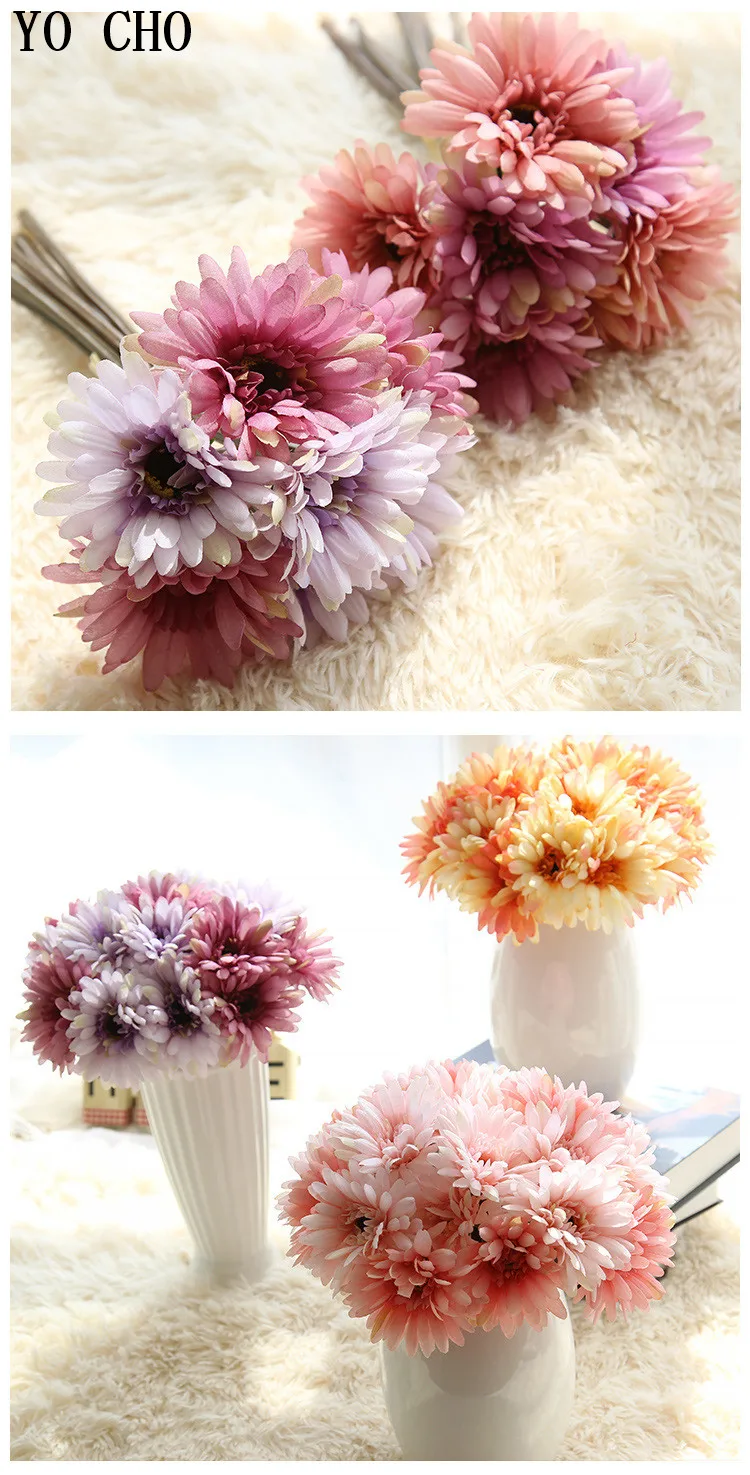 Simulation flower gerberajamesonii bouquet14