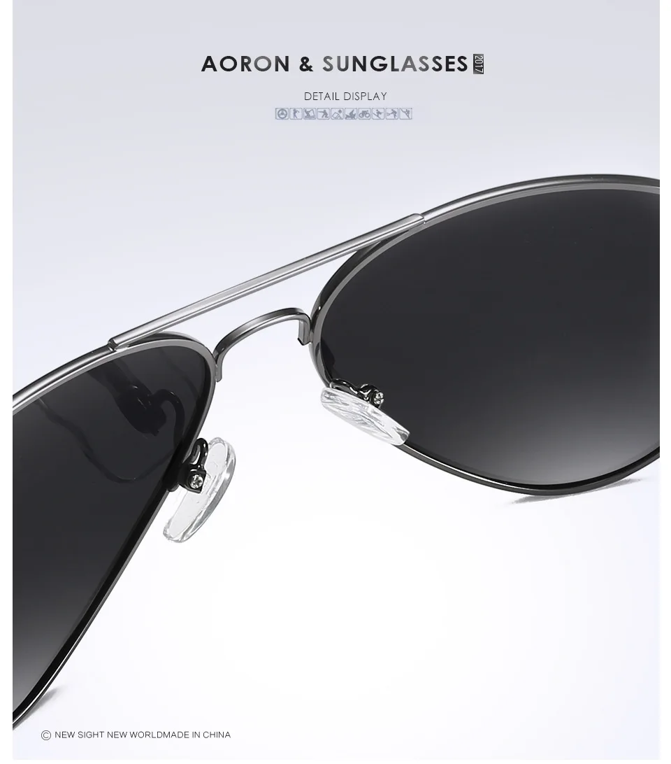 Сплав UV400 поляризованные Для мужчин водителя очки ночного видения солнечные очки для вождения, солнцезащитные очки для мужчин 3025