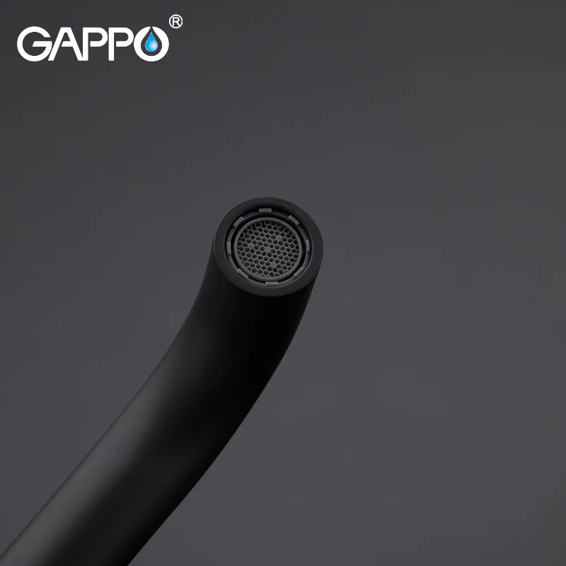 Черный настенный латунный смеситель для душа GAPPO кран ванной комнаты смесители