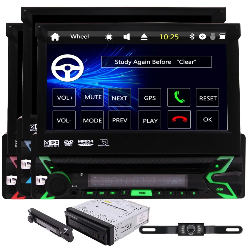 Multimedia Player Headunit Car DVD Player Single din GPS Navigation Car