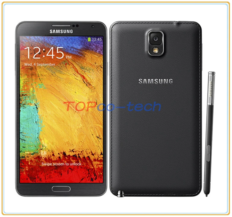 Samsung Galaxy Note 3 N9005 разблокированный Android мобильный телефон четырехъядерный 5," 13MP wifi gps 3g& 4G GSM SM-N9005 32GB rom