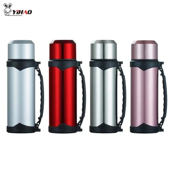 

YiHAO 1.2L Large Capacity 304 Stainless Steel Vacuum Flasks Thermoses Cup Eco-Friendly Portable Business Straight Thermoses Cup