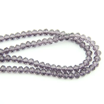 

New !AAA+ Quality Crystal Rondelle Ball Beads Violet 8x10mm 720-2880pcs Round Faceted Glass String Beads