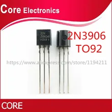 1000 шт./лот 2N3906 3906 0.2A 40 V PNP TO-92