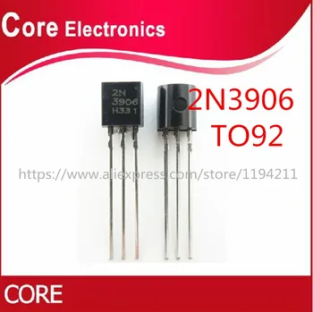 

1000pcs/lot 2N3906 3906 0.2A 40V PNP TO-92