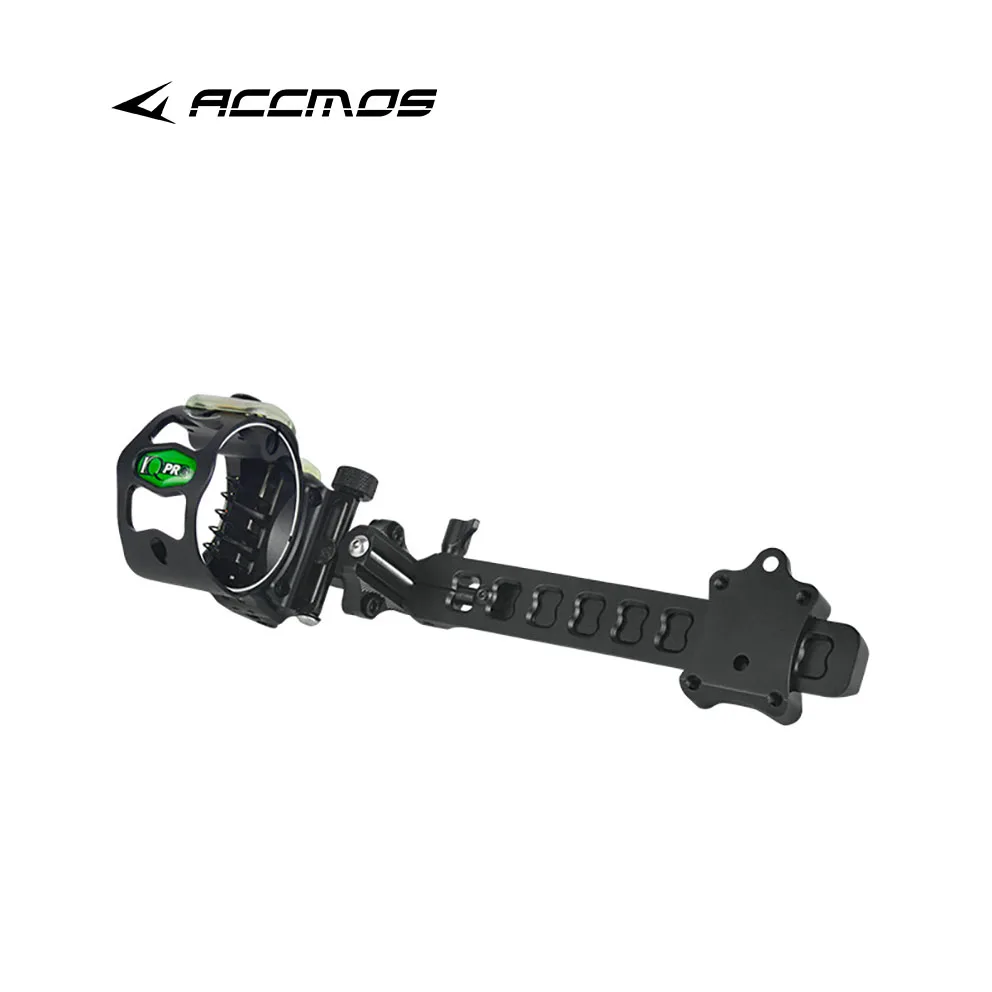 1pc High Quality Archery 5 pins Compound Bow Sight IQ long rod five