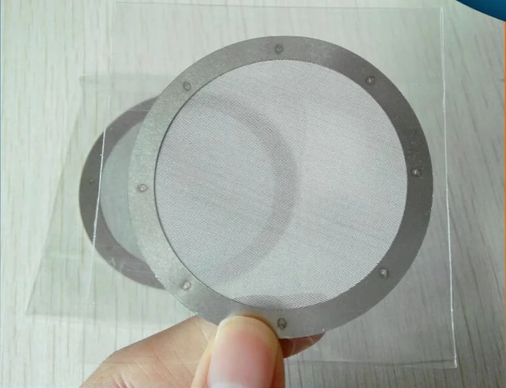 Высококачественный Одноцветный многоразовый моющийся сетчатый фильтр для