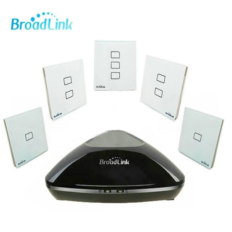 

Broadlink RM2 RM PRO Universal Smart Home Automation WiFi Wireless Remote Control TC2 Light Wall Touch Smart Timer Switch