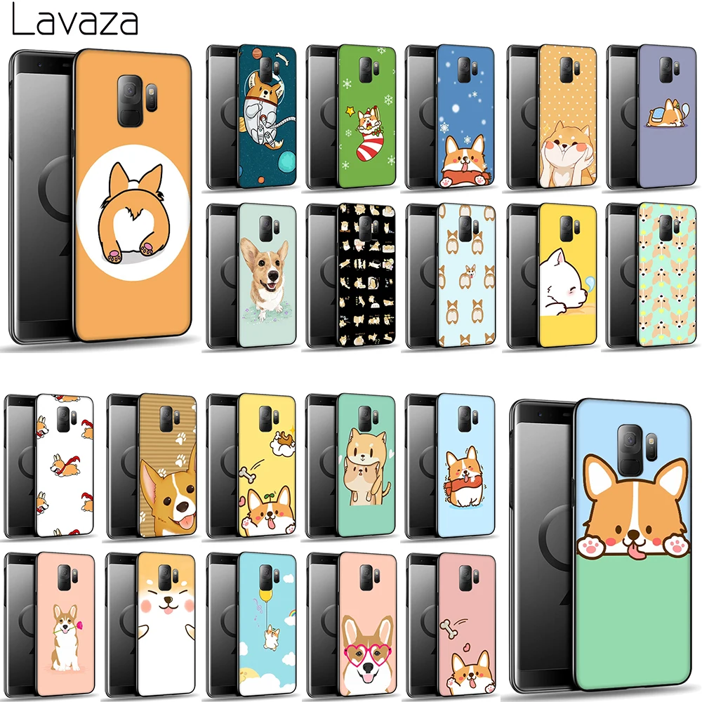Lavaza Cute Corgi cartoon Dog Soft TPU Case Cover for Samsung Galaxy S8 S9 S10 Plus S10e A6 A8 A9 J6 2018 Silicone Cases | Мобильные