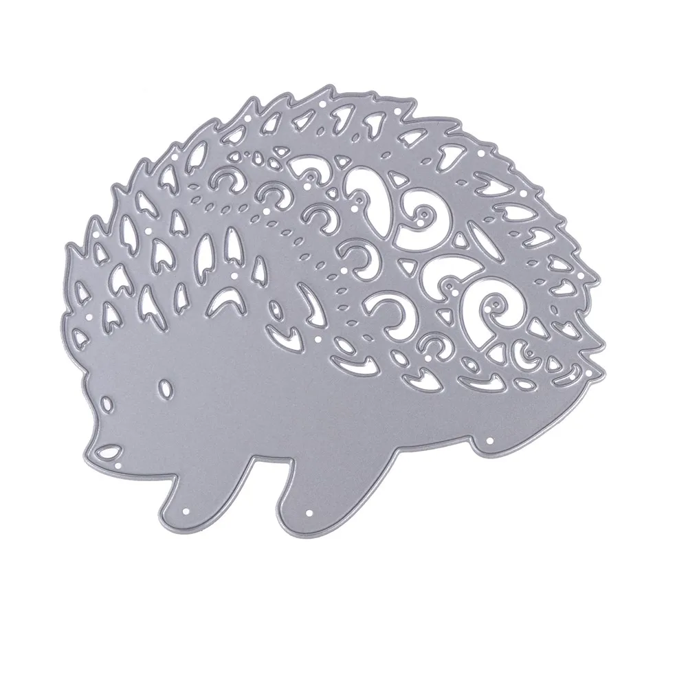 

Cute DIY hedgehog Cutting Dies Stencils Metal Template for Scrapbooking Card Photo Album Embossing Decor Metal Crafts