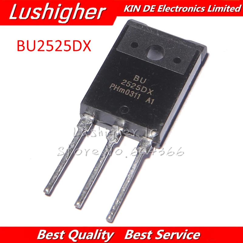 5pcs BU2525DX TO-3PF BU2525 TO3P | Электронные компоненты и принадлежности