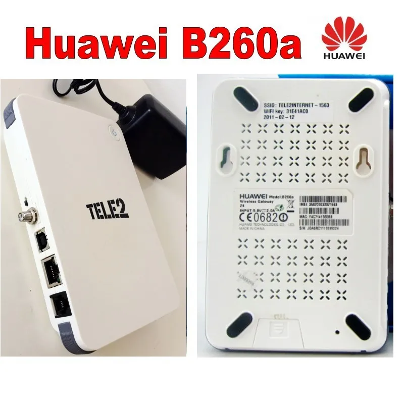 Huawei B260a 3g fwt/фиксированный Беспроводной POS терминал/3g Беспроводной роутер с антенной 850/900/1800/1900/2100 МГц черный/белый