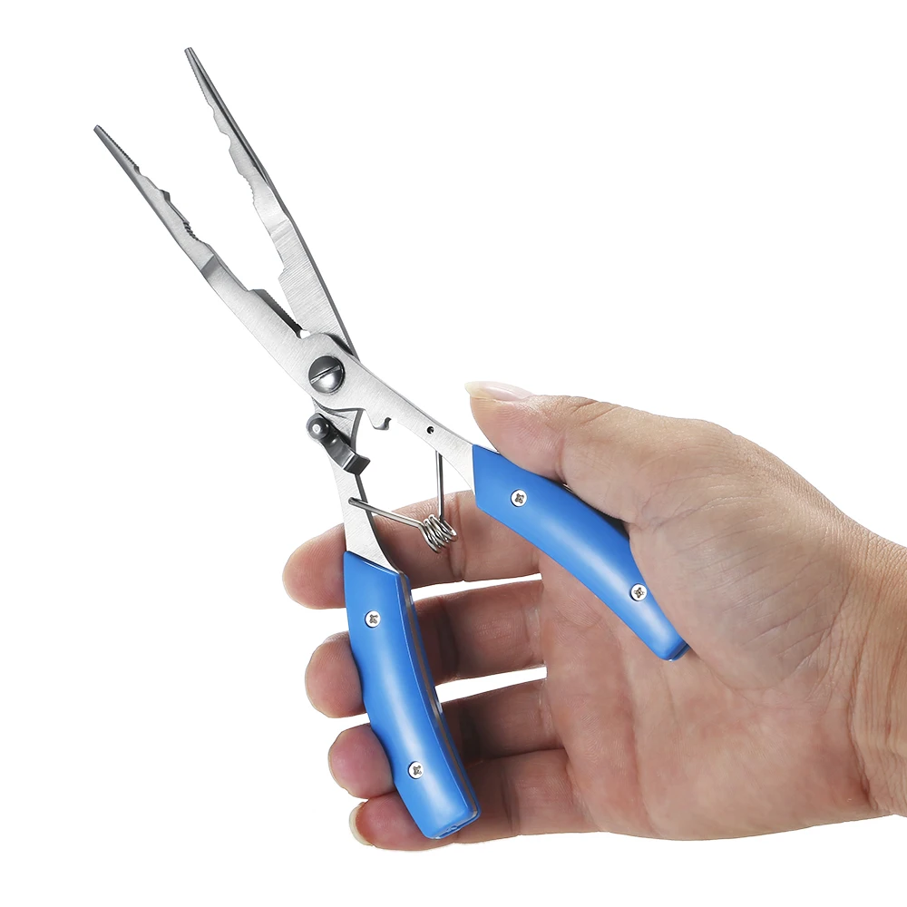 

Lixada Fishing Clip Multifunctional Fishing Plier Stainless Steel Carp Fishing Accessories Tackle Cut Line Cutter Scissors