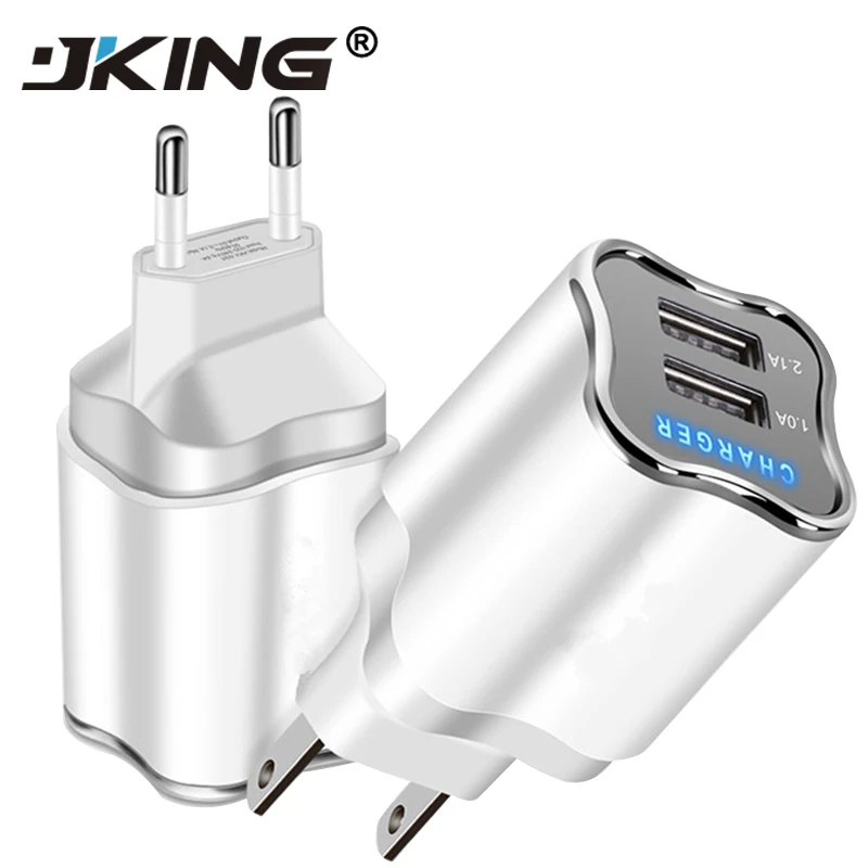 JKING Универсальный USB Зарядное устройство Путешествия стены адаптер смарт