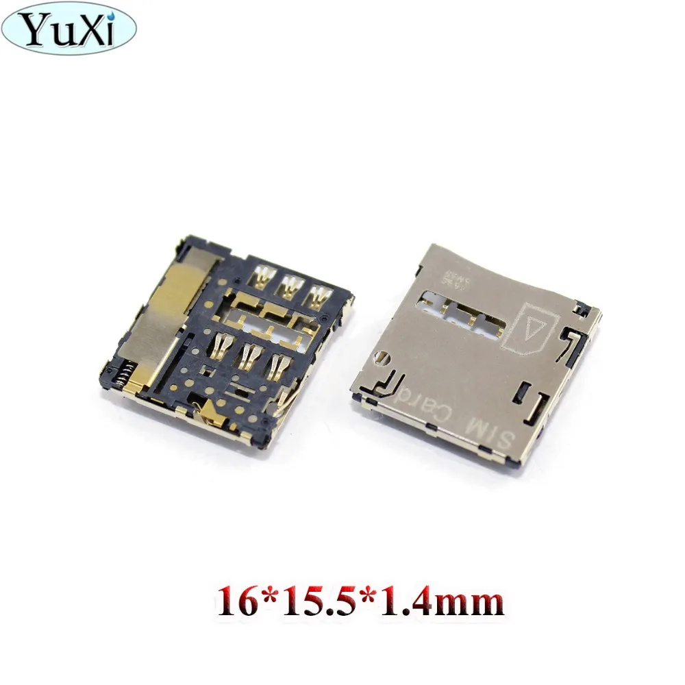 

YuXi 1pcs SIM Card Tray Slot Holder Socket Connector For Samsung S3 I9300 I9305 S4 I9505 Note 3 i939D for Huawei S8-701U T1-823L